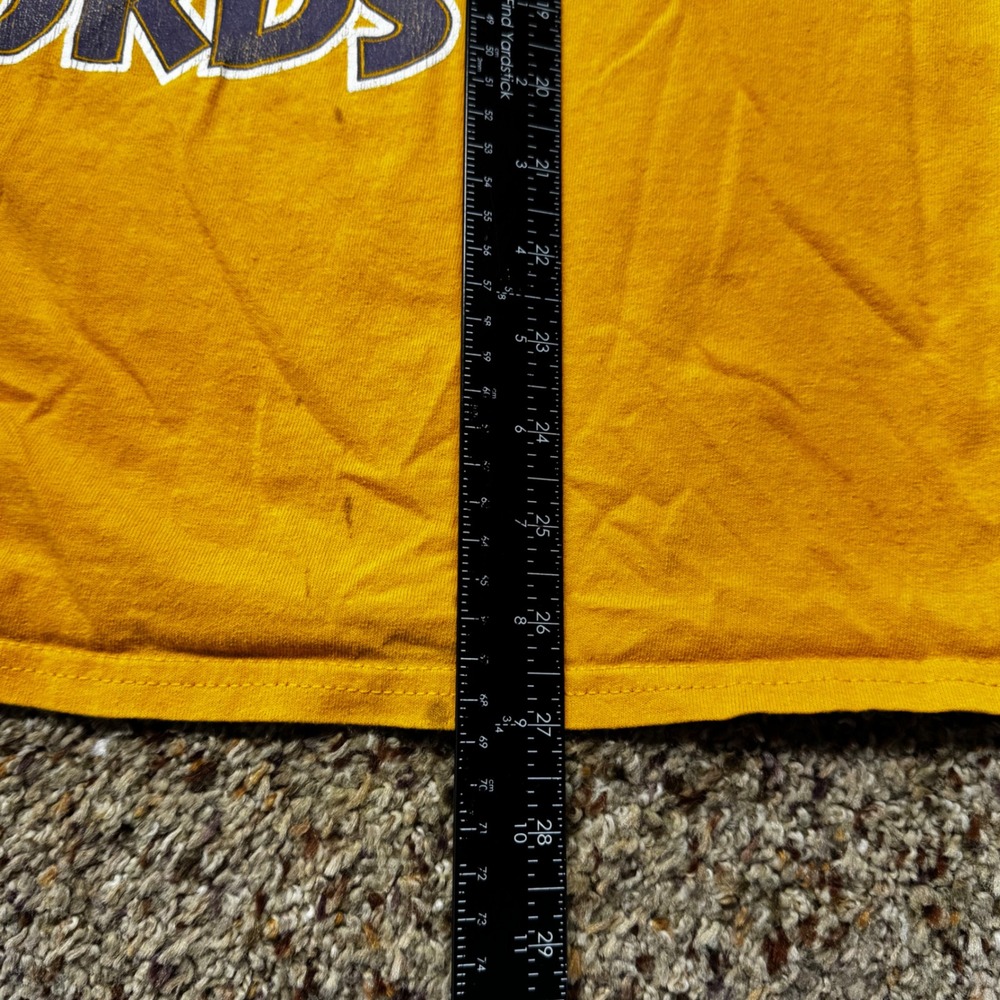 Death Row Records Shirt Mens XL Yellow Short Sleeve Graphic Tee Ripple Junction - Picture 7 of 8